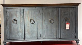 Capri Brun antique et bleu