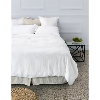 LINEN BLANC HOUSSE DE COUETTE QUEEN